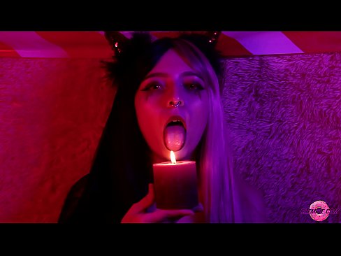 ❤️ Broche apaixonado de Succubus Sexy com preenchimento da boca Porno doméstico em nós ❌